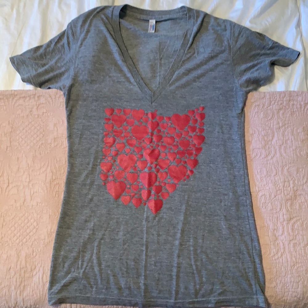 Ohio Gray V Neck